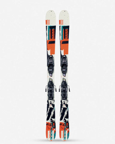 K2 Juvy Junior Ski 129 - 139 + FDT 7.0 GW Binding - Full Twin Tip