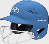 Rawlings Coolflo Highlighter Baseball Batting Helmet With Mask