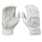 2025 Rawlings Workhorse Adult Baseball Batting Gloves - White