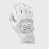 2025 Rawlings Workhorse Adult Baseball Batting Gloves - White