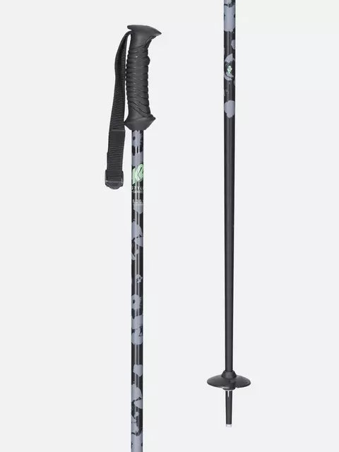 K2 STYLE ALU BLACK SKI POLE