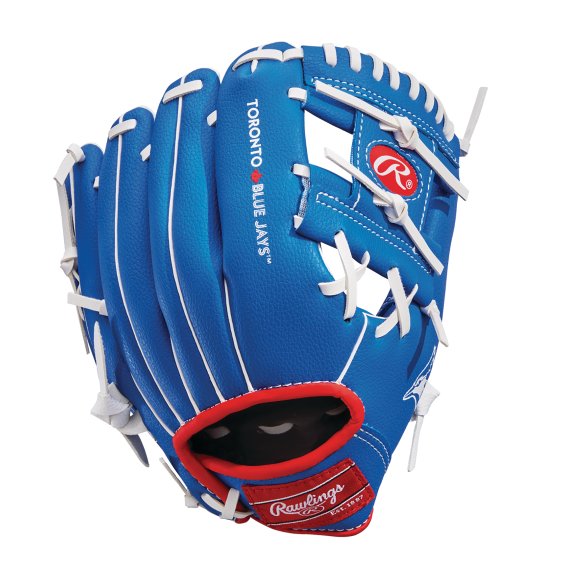 Rawlings Toronto Blue Jays Baseball Fielding Glove, Regular, 10-in