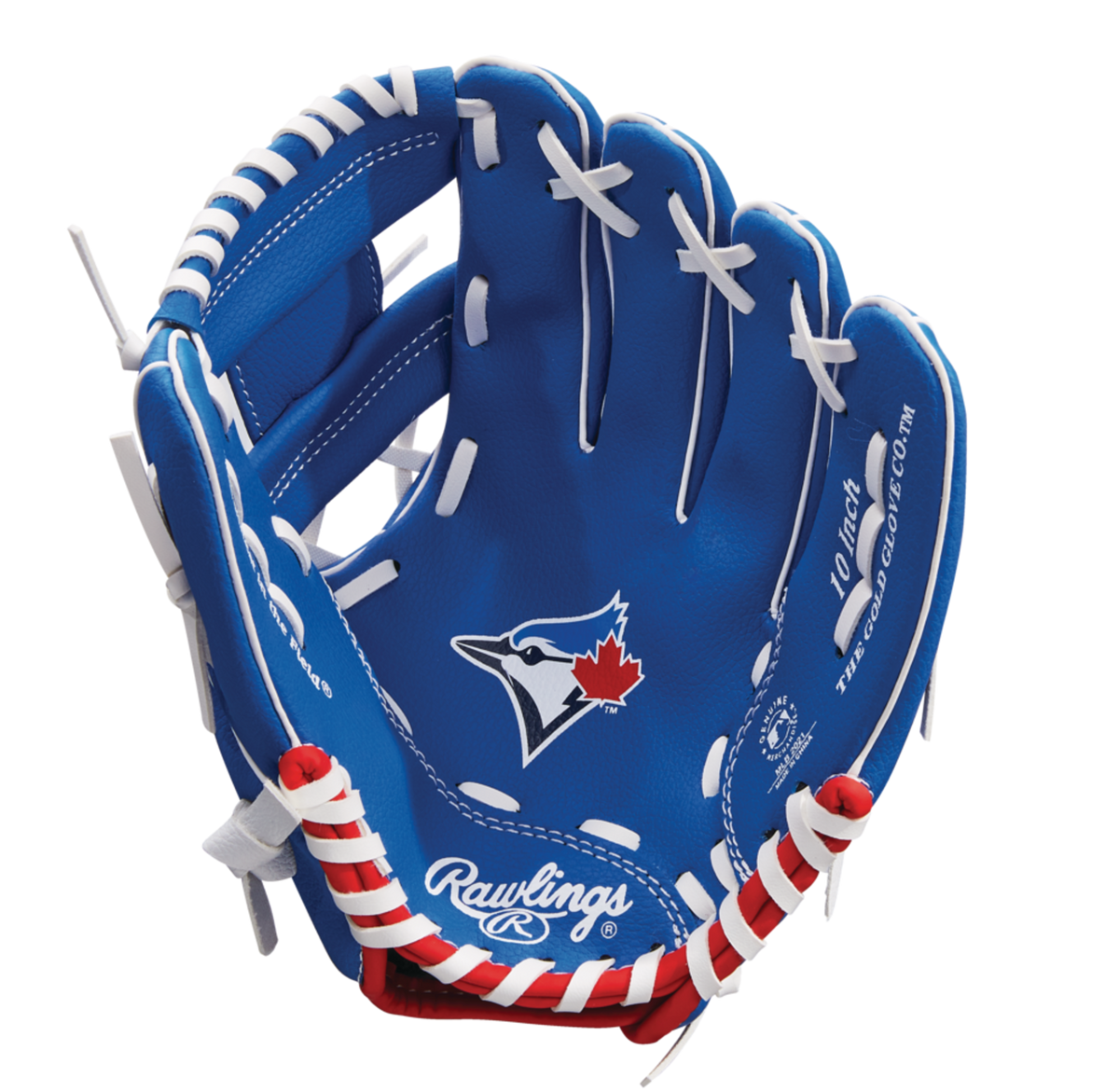 Rawlings Toronto Blue Jays Baseball Fielding Glove, Regular, 10-in