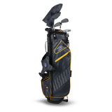 U.S Kid's Golf Club Sets Right Hand UL63-s 5 Club Stand Set, Grey/Gold Bag