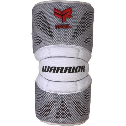 Warrior Rabil Lacrosse Arm Guard - Multi-break design - White - Large - New