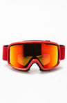 Smith Frontier Goggles Red Sol-X Mirror
