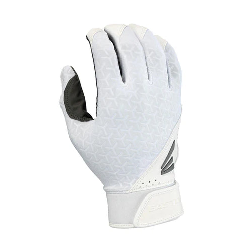 Easton Fundamental Girl's Fastpitch Batting Gloves - Grey/White