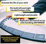 Wraparound Hockey Stick Blade Wrap Around Protector for Off Ice Hockey Training and Practice Aid