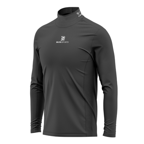 BLUE SPORTS CUT RESISTANT NECK GUARD BUILT-IN LONG SLEEVE SHIRT