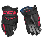 CCM Jetspeed Ft880 Senior Hockey Glove (Black/RED)