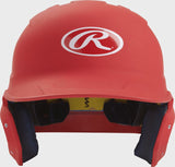 Rawlings Mach Sr & JR  Batting Helmet - RED GLOSS