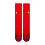 Womens Mlb Diamond Sport Otc Socks - RED