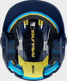 Rawlings Mach Fit Baseball Batting Helmet - Navy