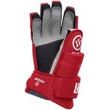 Warrior Rise Hockey Gloves - Junior - RED