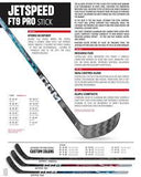 CCM Jetspeed FT9 PRO Stick - Silver