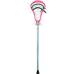 Warrior EVO Junior Complete Lacrosse Stick - 37" - Blue/Pink