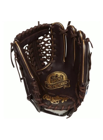 RAWLINGS "PRO PREFERRED" SERIES BASEBALL GLOVE 11 3/4" RHT CHOCOLATE/BLUE