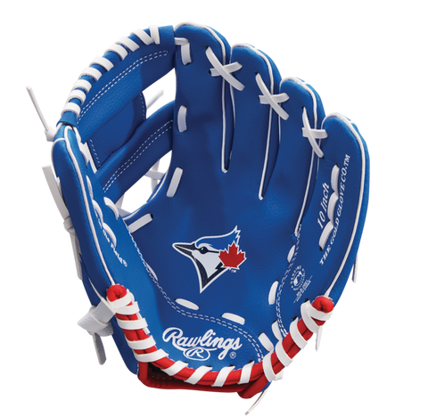 Rawlings Toronto Blue Jays Baseball Fielding Glove, Regular, 10-in