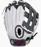 Mizuno Prospect Finch Series 11.5" Youth Fast-Pitch Softball Glove Rht Wht/Blk