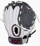 Mizuno Prospect Finch 11" Youth Fast-Pitch Softball Glove Rht Wht/Blk