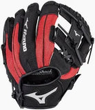 Mizuno Prospect Series PowerClose™ Baseball Glove 10" BLACK / RED (FR90)