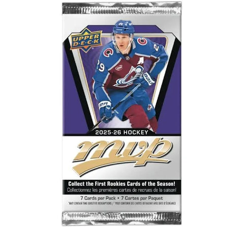 Upper Deck NHL MVP 2025-26 Hockey Cards (One Pack)