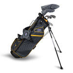 U.S Kid's Golf Club Sets Right Hand UL63-s 5 Club Stand Set, Grey/Gold Bag