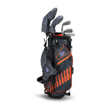 U.S Kid's Golf Club Sets Right Hand UL51-s 5 Club Stand Set, Grey/Orange Bag