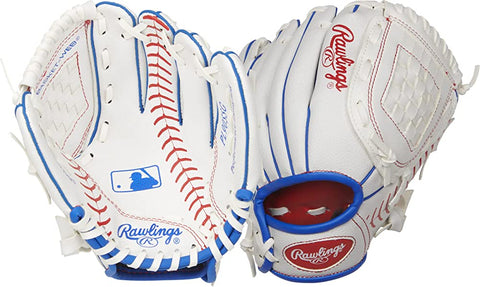Rawlings Player's Series 9" Youth Ball Glove White/Blue