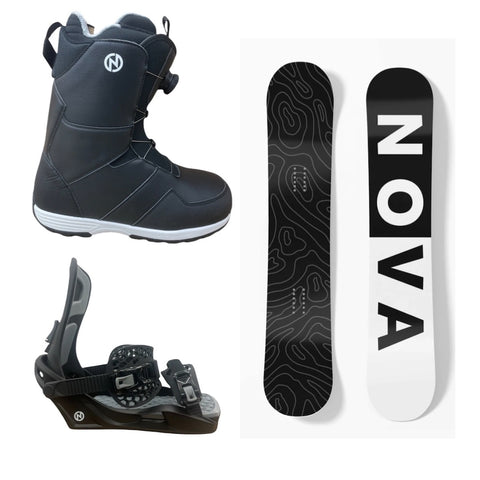 NOVA Snowboard Bundle With A-TOP Boots