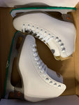 Riedell Figure Skates - White - Junior Size 4 - New