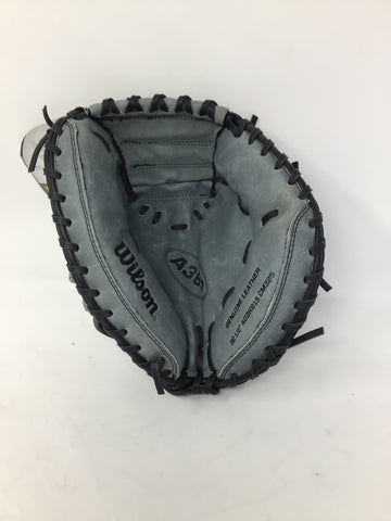 Wilson A360 Catchers Glove 32 1/2" - Grey/Black - Left Hand Catch - New