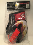 Tour Fireman Road Hockey Catching Glove - Red/Black - Youth Size Left Hand - New
